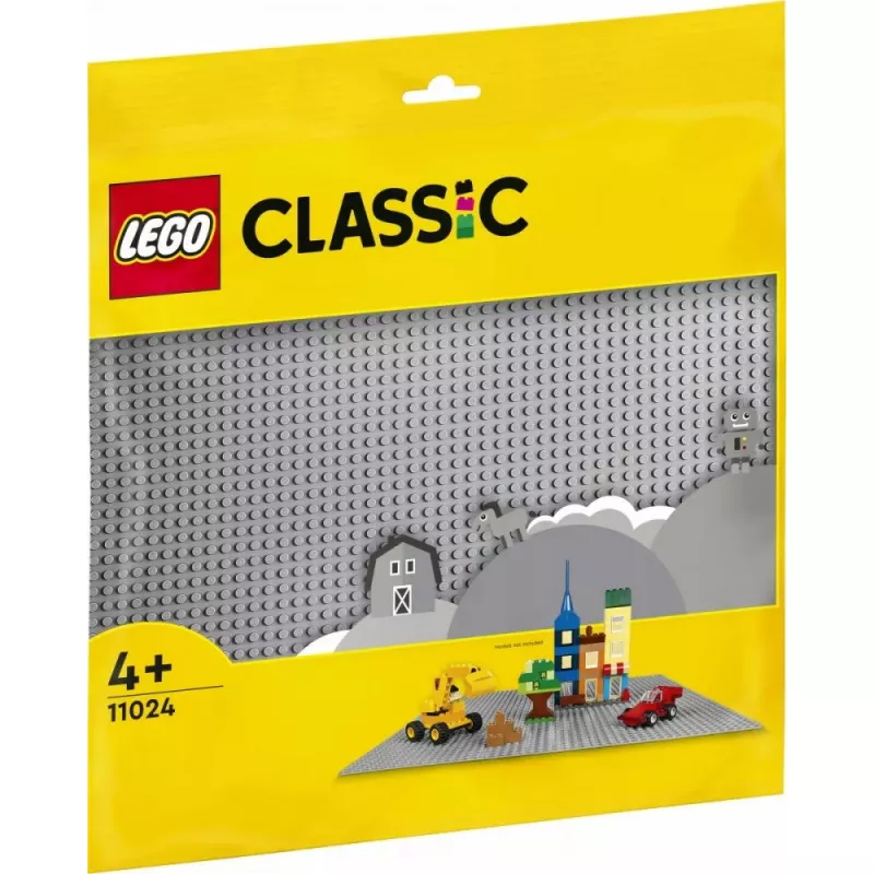 LEGO stavebná doska 11024 — Classic sivá základná doska 48x48 výstupkov (380 × 380 mm)
