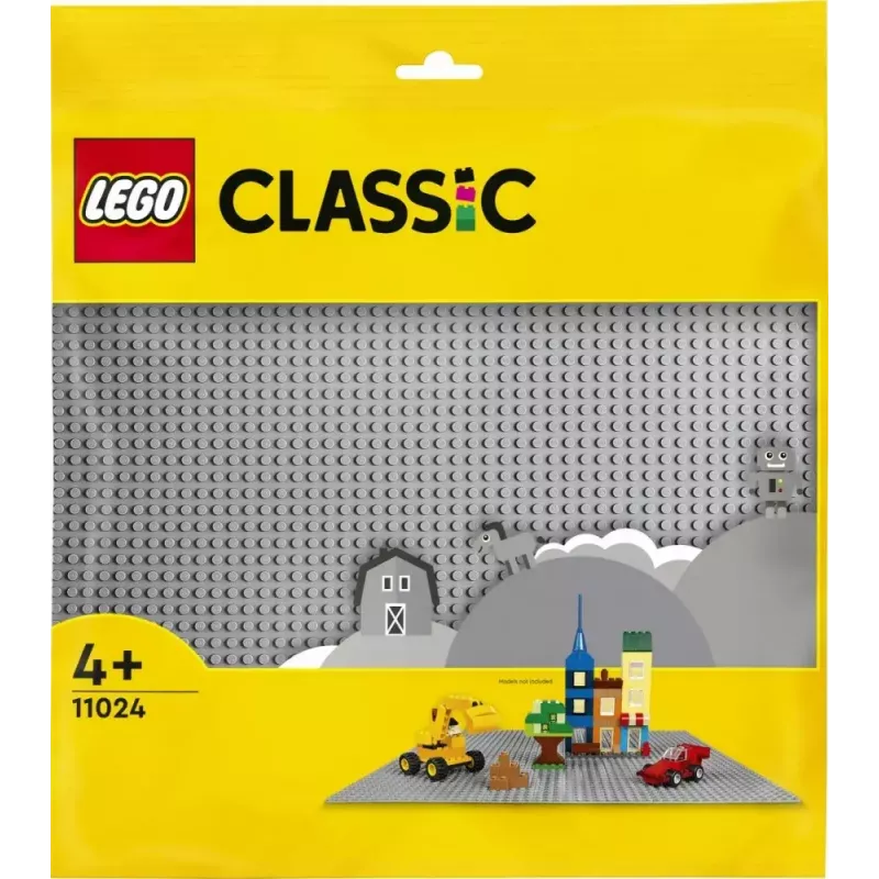 LEGO stavebná doska 11024 — Classic sivá základná doska 48x48 výstupkov (380 × 380 mm)