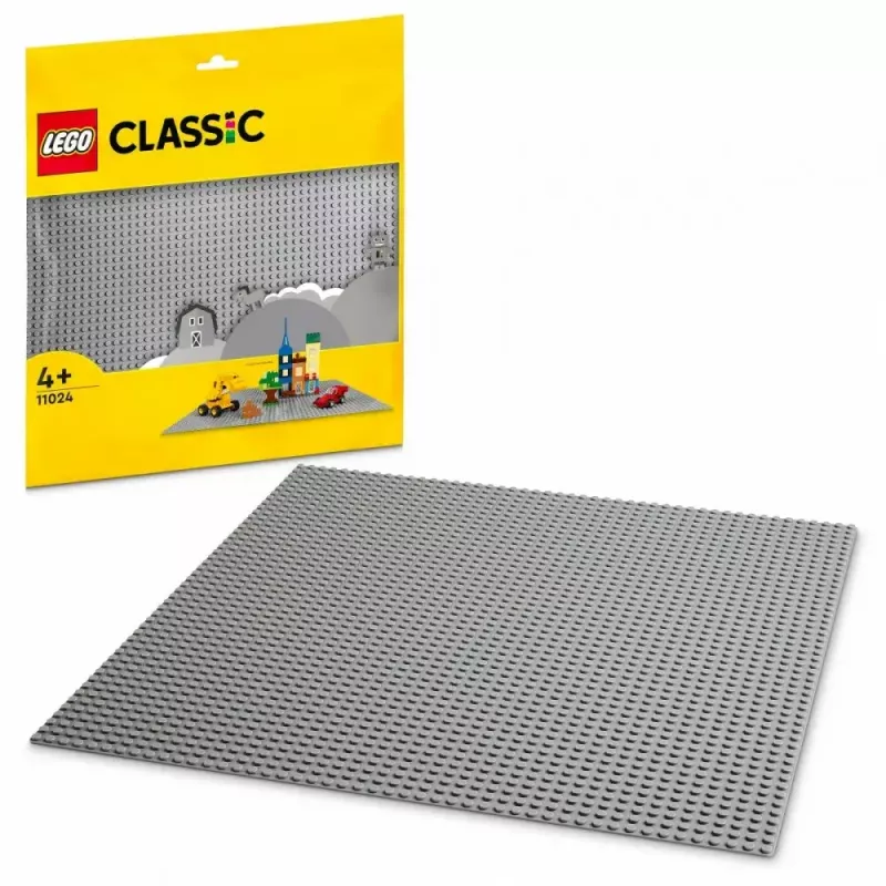 LEGO stavebná doska 11024 — Classic sivá základná doska 48x48 výstupkov (380 × 380 mm)