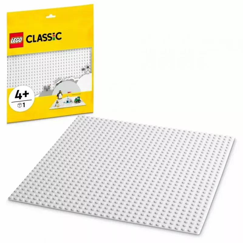 Stavebná doska LEGO 11026 — základná doska 32x32 výstupkov, biela