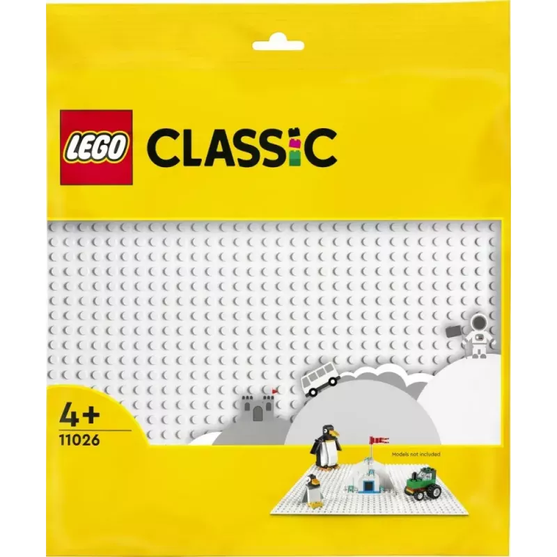 Stavebná doska LEGO 11026 — základná doska 32x32 výstupkov, biela