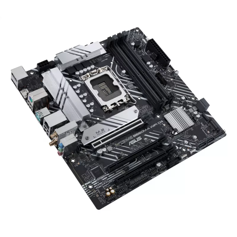 Základná doska ASUS PRIME B660M-A WIFI D4 — Intel B660, LGA 1700, micro ATX, DDR4, 4 DIMM, Wi‑Fi 6, 2x M.2