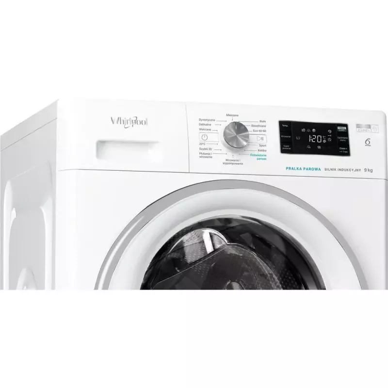 Whirlpool FFB 9258 SV PL voľne stojaca práčka, plnená spredu, 9 kg, 1200 ot./min, biela