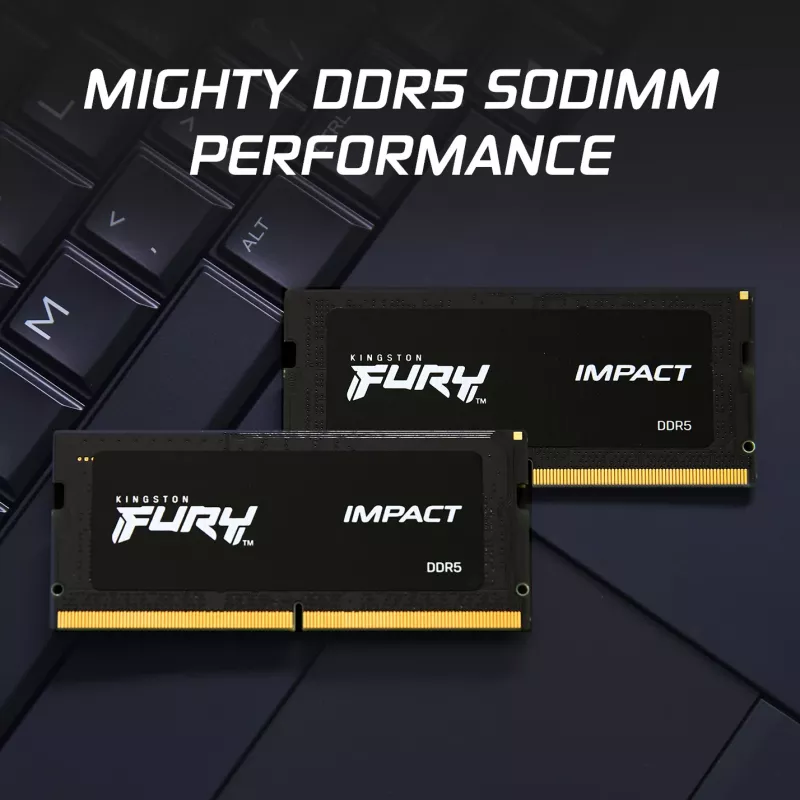 Kingston Technology FURY 32GB 4800MT/s DDR5 CL38 SODIMM (sada 2) Impact