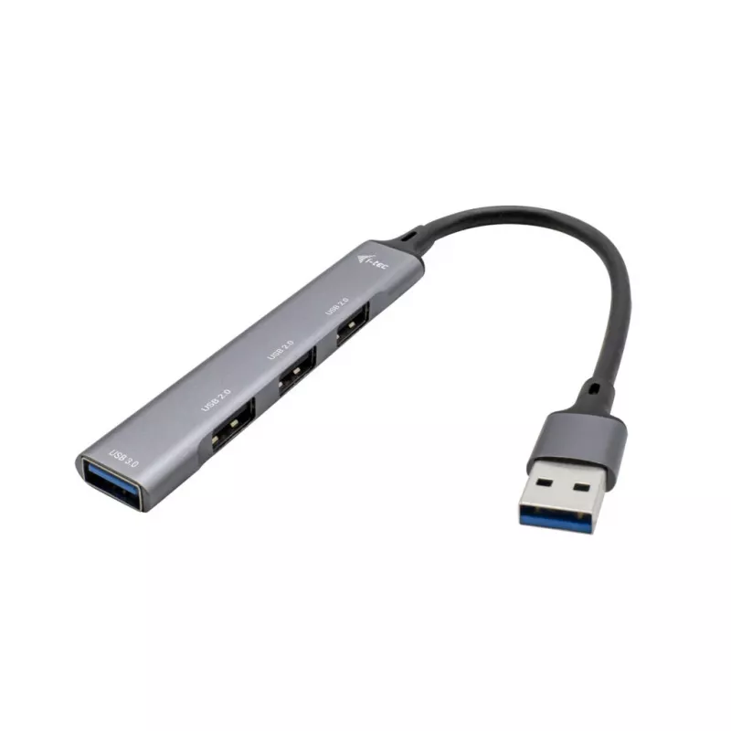 i-tec kovový USB 3.0 HUB 1x USB 3.0 + 3x USB 2.0