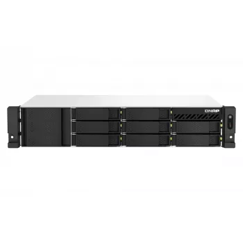 QNAP TS-873AEU-4G NAS/storage server rack (2U) Ryzen Embedded V1500B 4 GB DDR4 0 TB QuTS hero Black