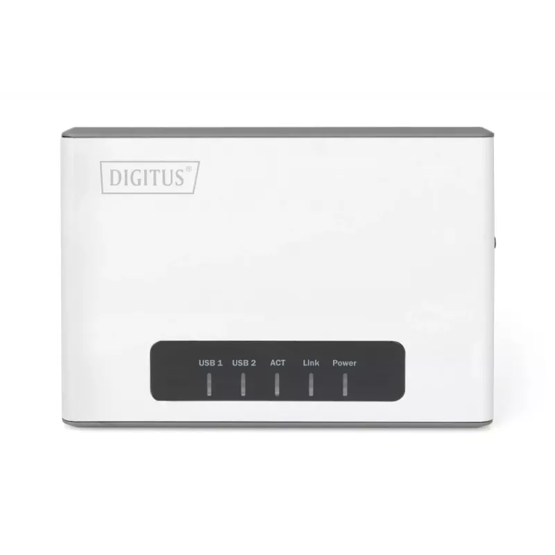 DIGITUS 2-portový USB 2.0 WLAN sieťový server NAS USB hub tlačový server