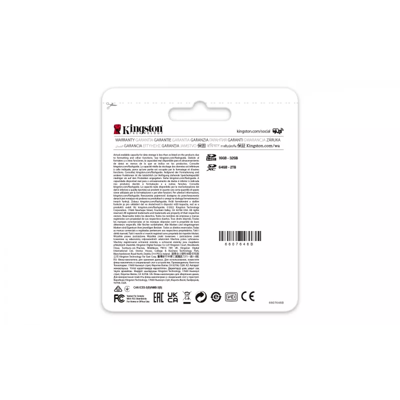 Kingston Technology 64GB Canvas React Plus SDXC UHS-II 300R/260W U3 V90 pre Full HD/4K/8K