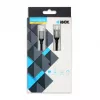 USB-C na USB-C kábel IBOX IKUMTC31G2 USB 3.2 Gen 2, 1 m, čierny