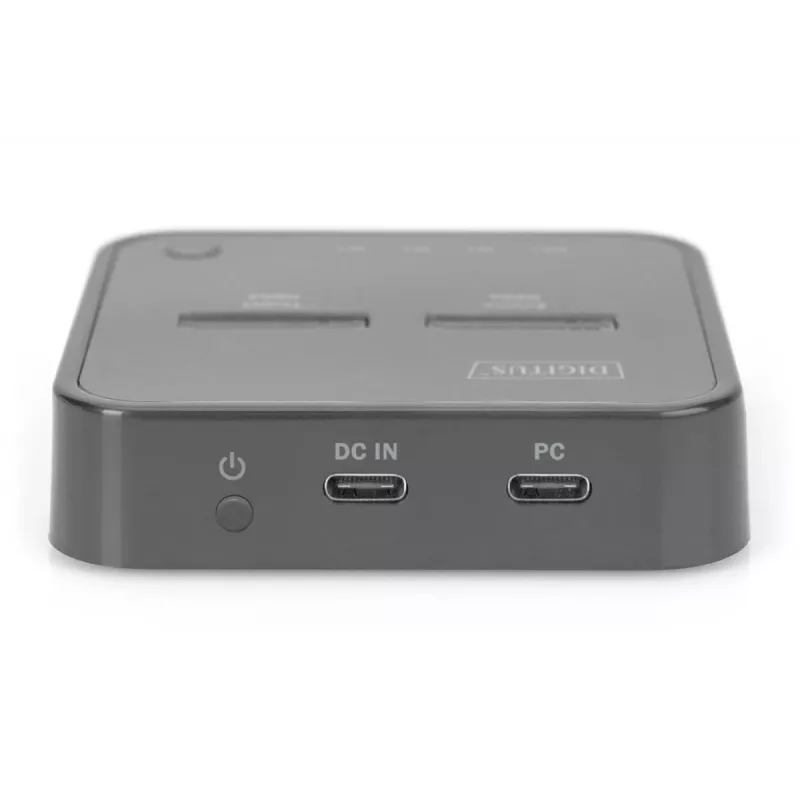 Digitus Dual M.2 NVMe SSD dokovacia stanica USB-C Offline Clone funkcia