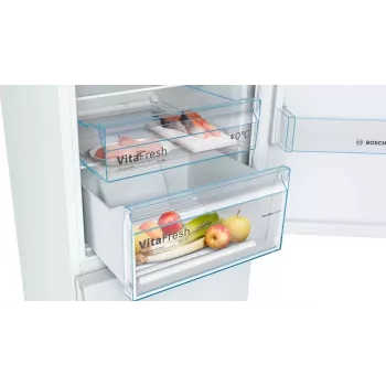 Bosch Serie 4 KGN36VWED chladnička s mrazničkou voľne stojaca 326 L biela