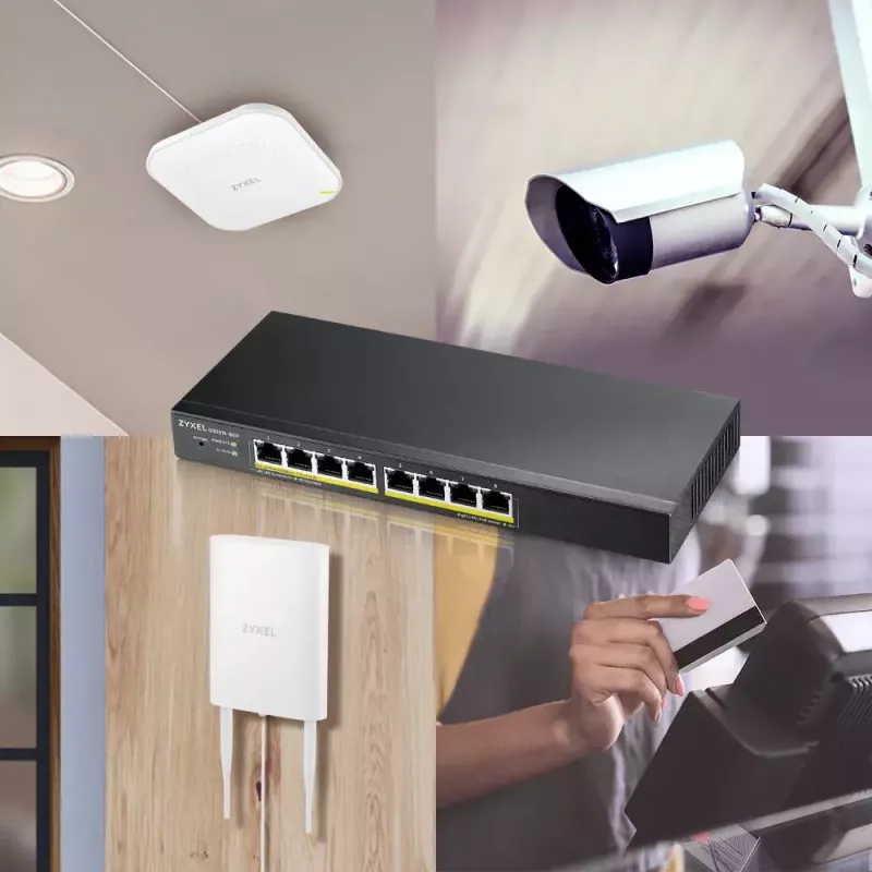 Zyxel GS1915-8 Managed L2 Gigabit Ethernet (10/100/1000) čierna