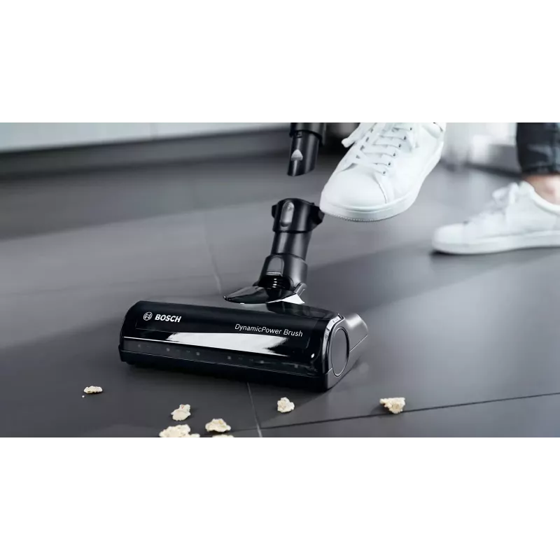 Bosch BBS712A akumulátorový vysávač / elektrická metla 2-in-1 tyčový vysávač akumulátor suchý hygienický filter bez vrecka 0,3 L grafit