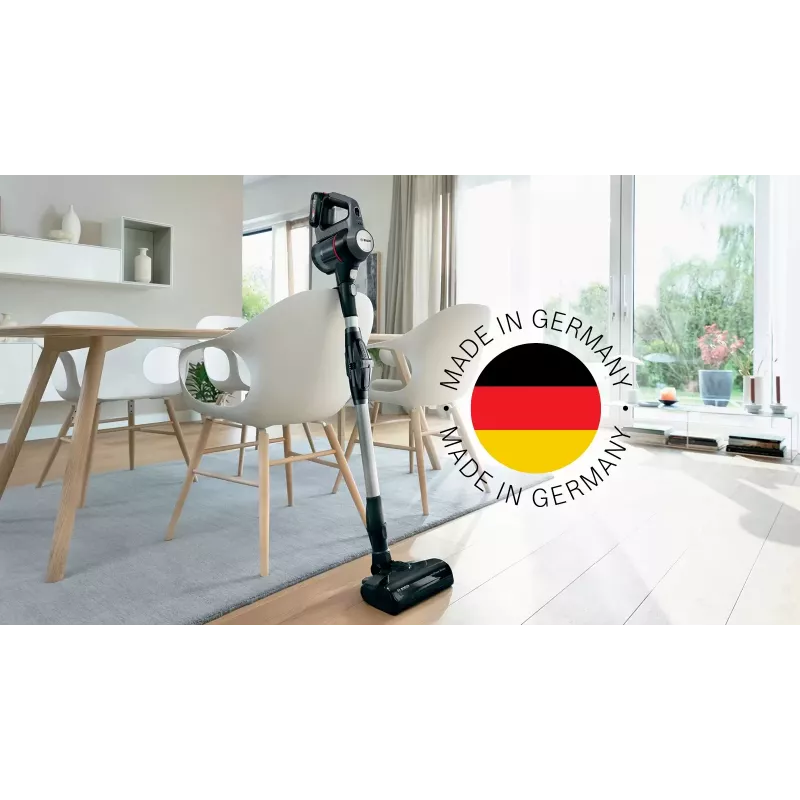 Bosch BBS712A akumulátorový vysávač / elektrická metla 2-in-1 tyčový vysávač akumulátor suchý hygienický filter bez vrecka 0,3 L grafit