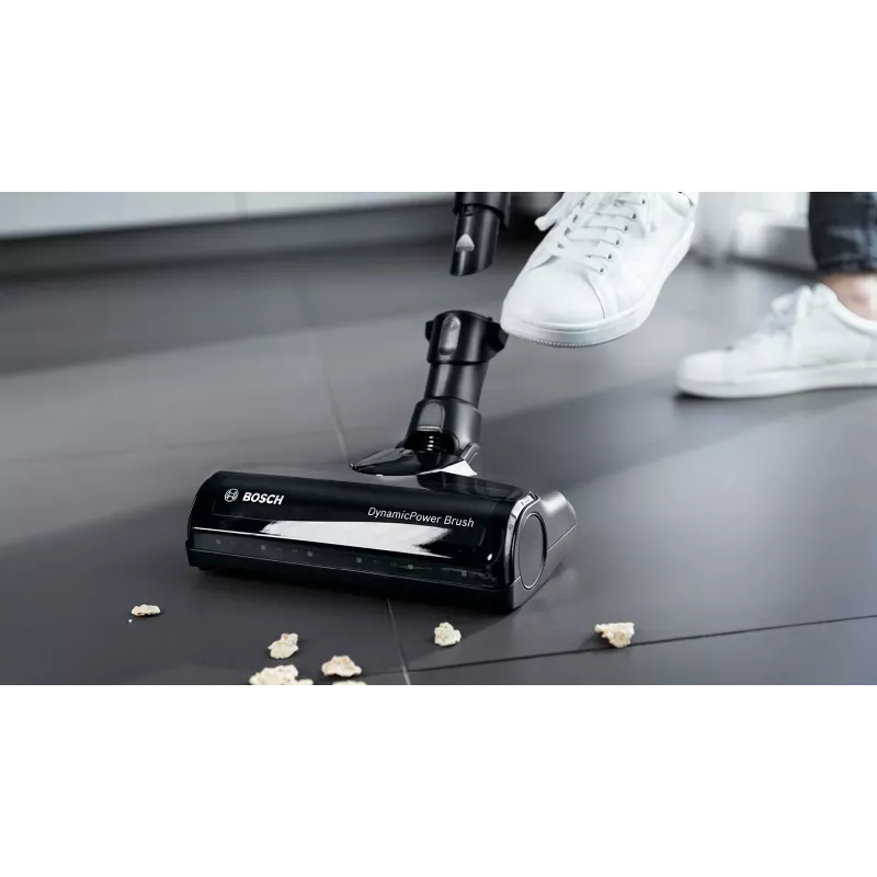 Bosch BBS712A akumulátorový vysávač / elektrická metla 2-in-1 tyčový vysávač akumulátor suchý hygienický filter bez vrecka 0,3 L grafit