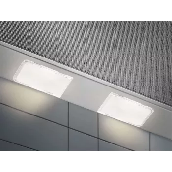 Polovstavaný digestor Electrolux LFP226S, 598 mm, 330 m³/h, hliníkový tukový filter, 3 rýchlosti
