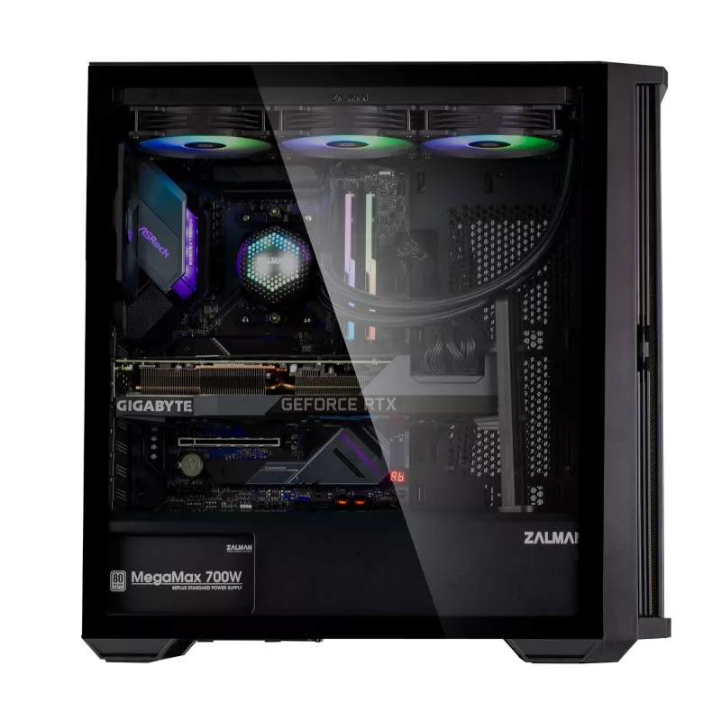 Zalman Z10 počítačová skriňa Midi-Tower čierna