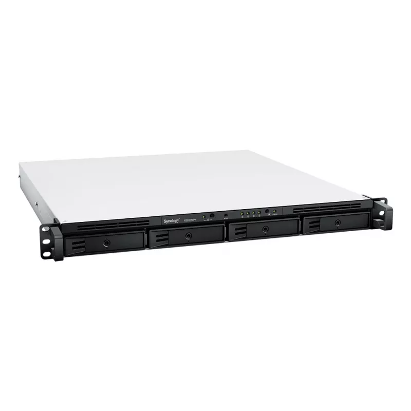 SYNOLOGY Rack Station RS822RP+ 1U 4-Bay NAS Server Barebone s redundantným napájacím zdrojom