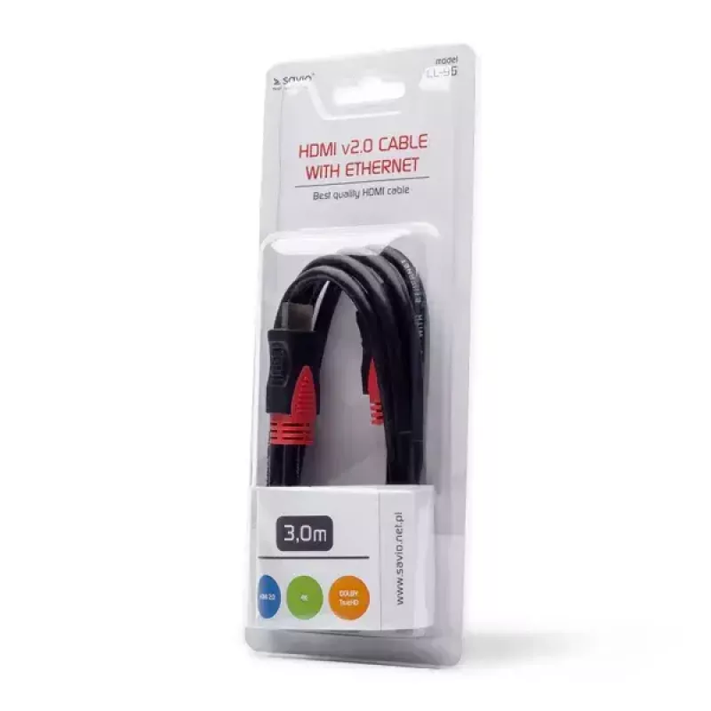 HDMI kábel Savio CL-96 3 m