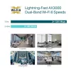 TP-Link Omada AX3000 stropný WiFi 6 access point, 2,4 GHz, 5 GHz, 2976 Mbit/s, HTTPS, SNMP, SNMPv2, SNMPv3, SSH, WPA, WPA2, WPA3, 10/100/1000 Mbit/s