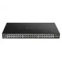 D-Link 48-portový Gigabit Smart Managed switch so 4 x 10G SFP+, 370 Watt