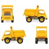 Lena EcoActives sklápačka, nákladné auto, sklápačka, 2 rok(y), plast, drevo, čierna, žltá