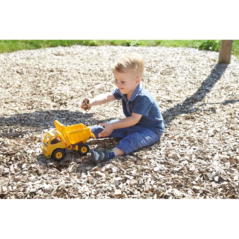 Lena EcoActives sklápačka, nákladné auto, sklápačka, 2 rok(y), plast, drevo, čierna, žltá