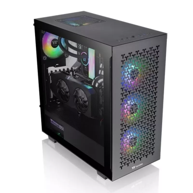 Thermaltake V350 TG ARGB Air Mid-Tower skriňa, čierna