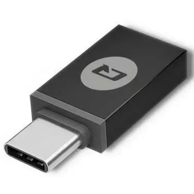 Qoltec 50634 SCR-0634 inteligentná čítačka čipových ID kariet, USB 2.0 + adaptér USB-C, čierna