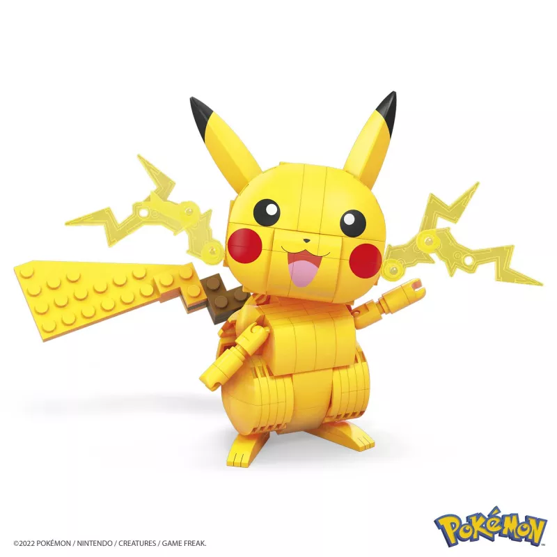 MEGA Pokémon stavebnica Pikachu (211 dielov) s 1 akčnou figúrkou pre deti