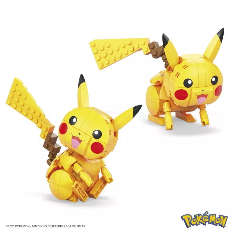 MEGA Pokémon stavebnica Pikachu (211 dielov) s 1 akčnou figúrkou pre deti