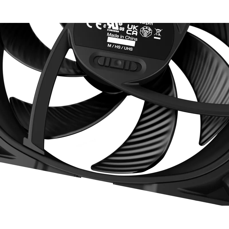be quiet! SILENT WINGS PRO 4 | 120mm PWM skriňový ventilátor 12 cm čierny 1 kus
