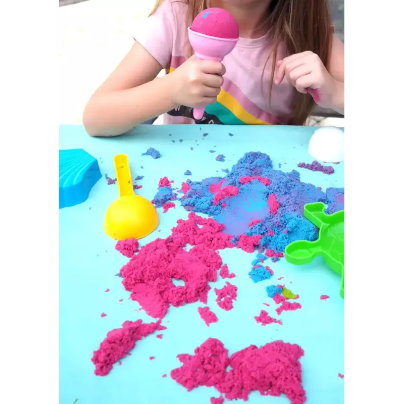 Kinetický piesok pre deti Tuban DYNAMIC SAND SET – FARM viacfarebný