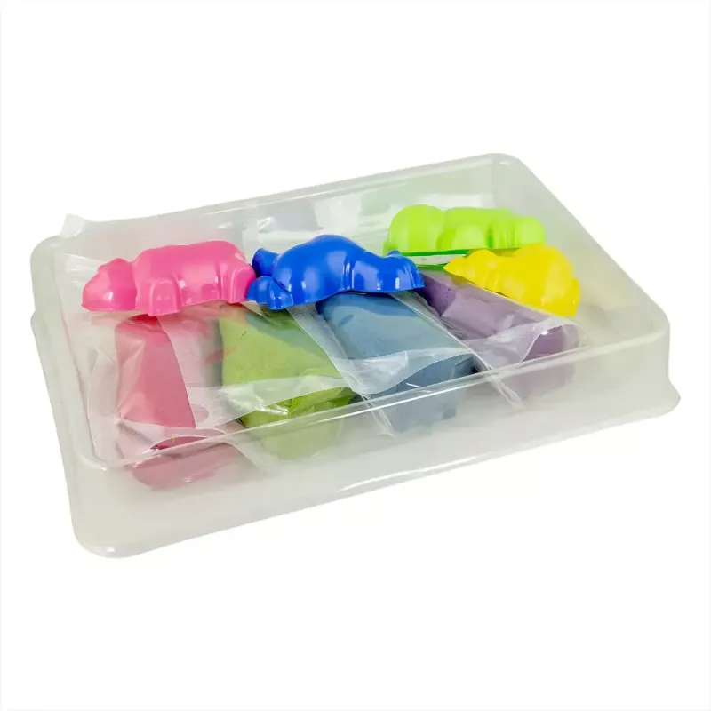 Kinetický piesok pre deti Tuban DYNAMIC SAND SET – FARM viacfarebný