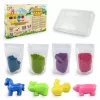 Kinetický piesok pre deti Tuban DYNAMIC SAND SET – FARM viacfarebný