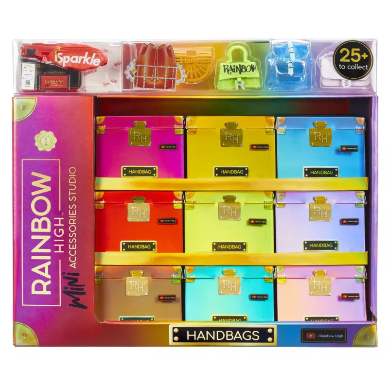 Rainbow High Accessories Studio Series 1, H Assortment v PDQ taška pre bábiky