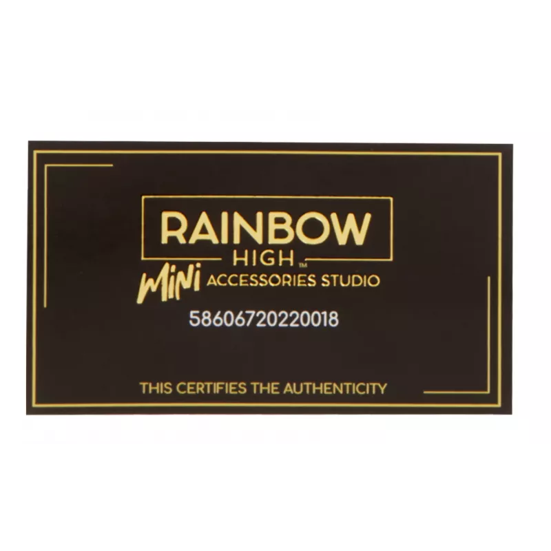 Rainbow High Accessories Studio Series 1, H Assortment v PDQ taška pre bábiky