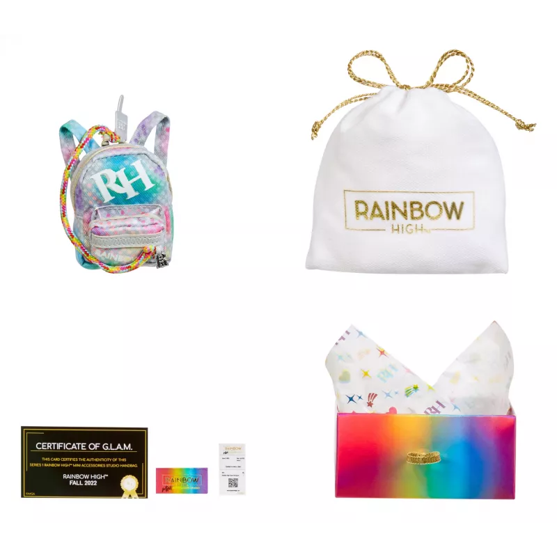Rainbow High Accessories Studio Series 1, H Assortment v PDQ taška pre bábiky