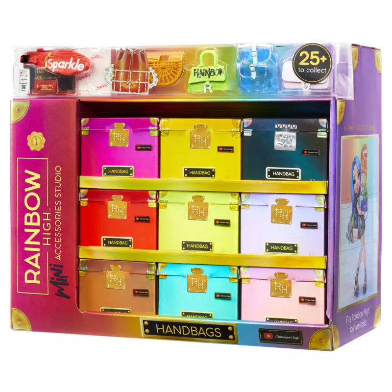 Rainbow High Accessories Studio Series 1, H Assortment v PDQ taška pre bábiky