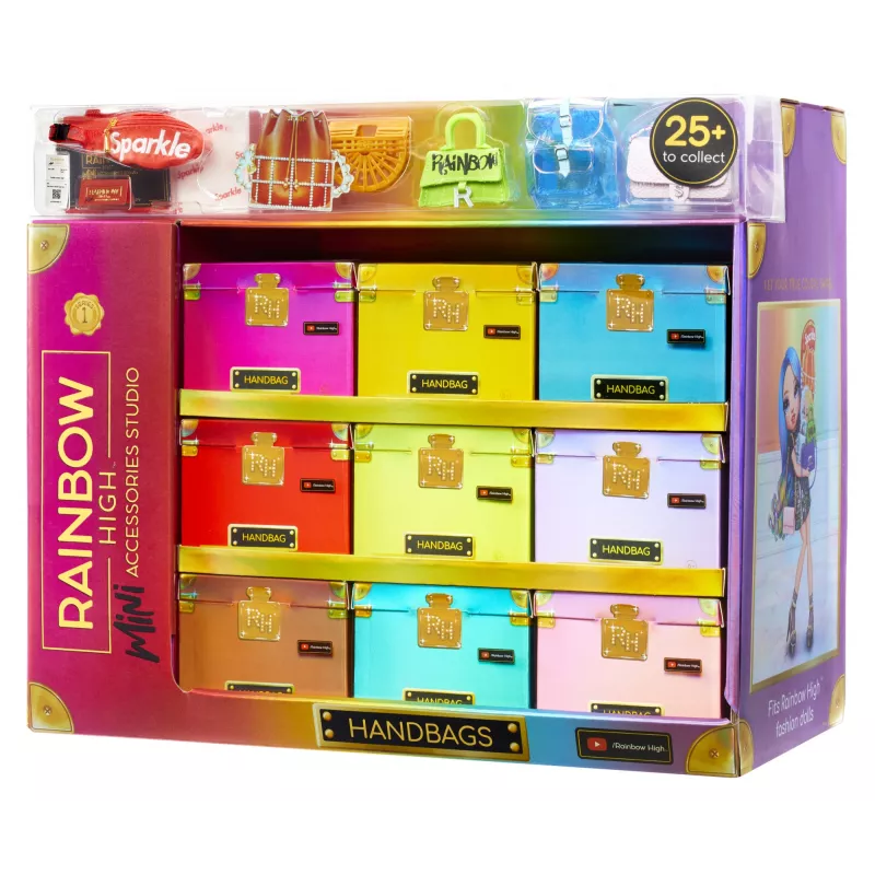 Rainbow High Accessories Studio Series 1, H Assortment v PDQ taška pre bábiky