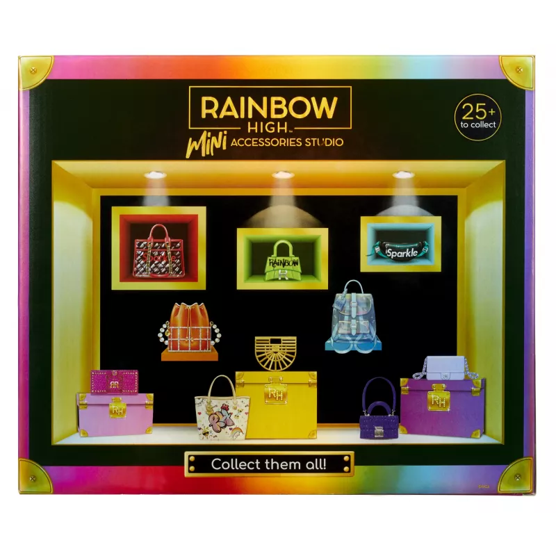 Rainbow High Accessories Studio Series 1, H Assortment v PDQ taška pre bábiky
