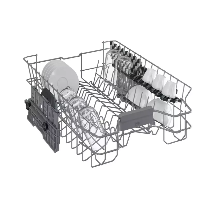 Slimline umývačka riadu Beko BDFS15020X, 10 súprav riadu, 45 cm, 47 dB, 5 programov, invertorový motor