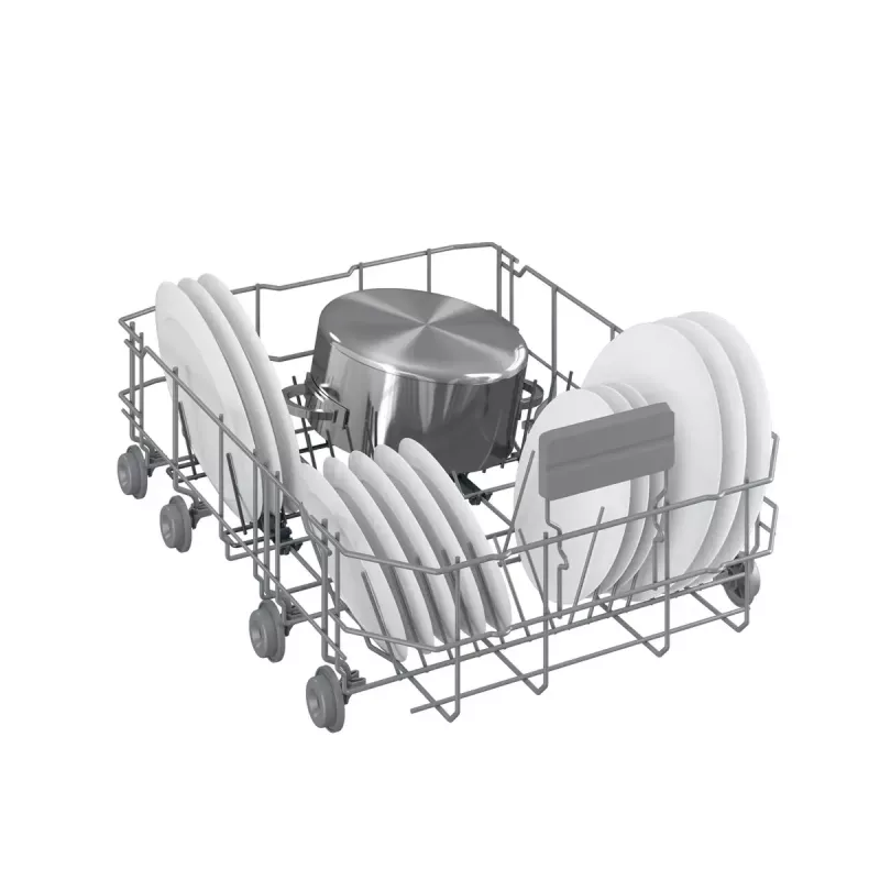 Slimline umývačka riadu Beko BDFS15020X, 10 súprav riadu, 45 cm, 47 dB, 5 programov, invertorový motor