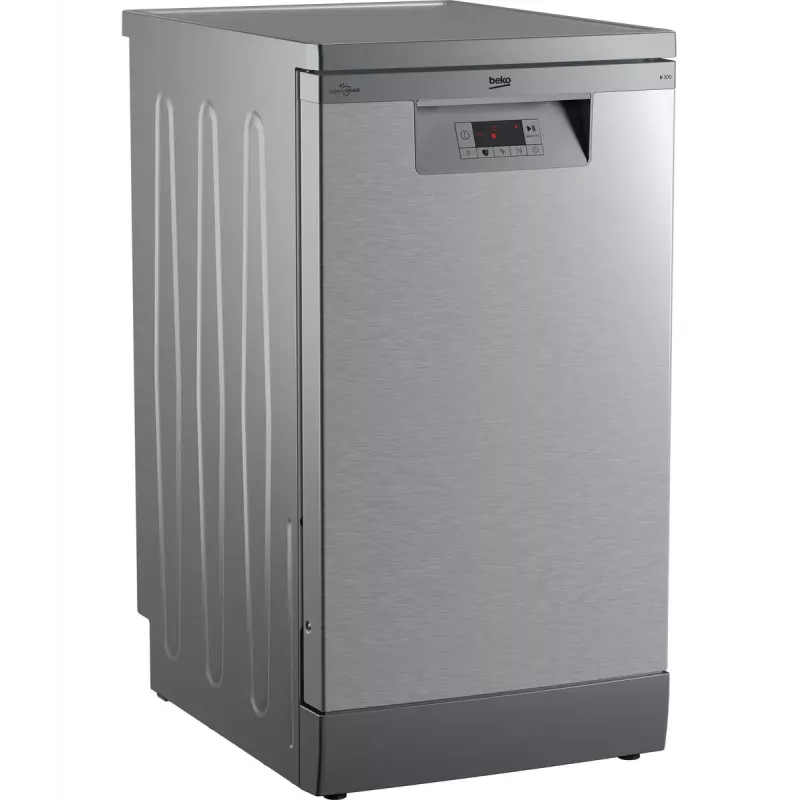 Slimline umývačka riadu Beko BDFS15020X, 10 súprav riadu, 45 cm, 47 dB, 5 programov, invertorový motor