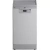 Slimline umývačka riadu Beko BDFS15020X, 10 súprav riadu, 45 cm, 47 dB, 5 programov, invertorový motor