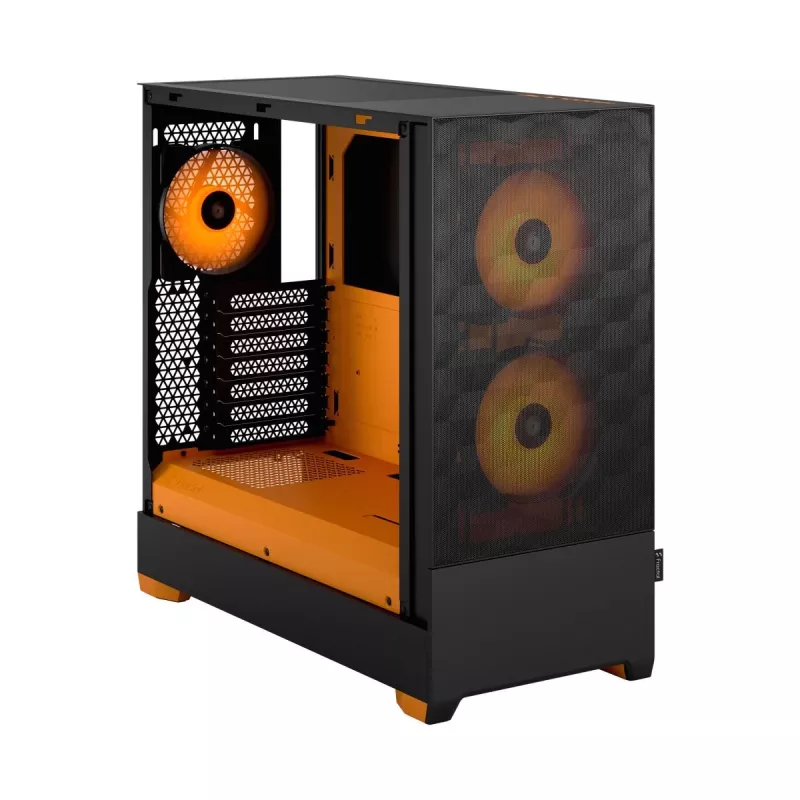 FRACTAL DESIGN Fractal Design Pop Air RGB oranžová Core Tg Clear Tint