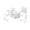 FRACTAL DESIGN Fractal Design Pop Mini Air RGB biela Tg Clear Tint