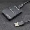 SSD puzdro QOLTEC 50313 čierne — M.2 (22×80 / 22×110) PCIe & SATA, USB Type-C (USB 2.0 / 3.2 Gen2)
