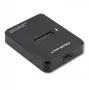 SSD puzdro QOLTEC 50313 čierne — M.2 (22×80 / 22×110) PCIe & SATA, USB Type-C (USB 2.0 / 3.2 Gen2)