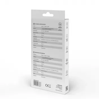 USB-C hub SAVIO AK-57 s 3× USB-A, RJ-45 Gigabit Ethernet (5000 Mbit/s), hliník sivý